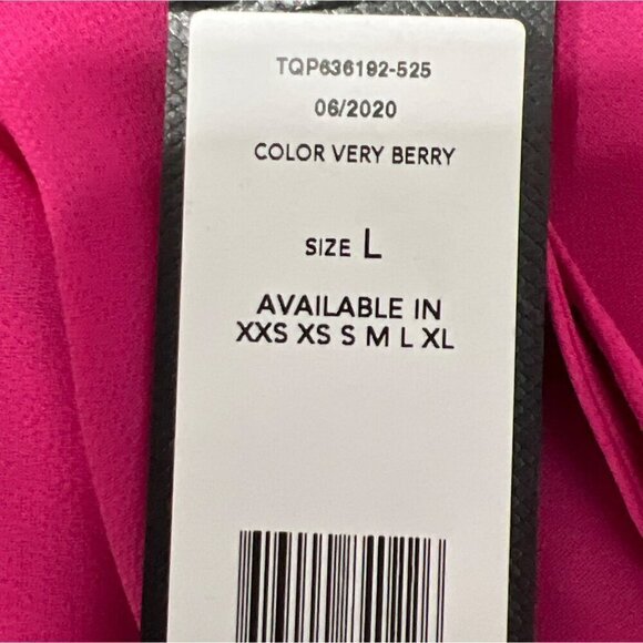 BCBGMAXAZRIA Slip Dress Very Berry (Pink) Size L NWT - Picture 6 of 6